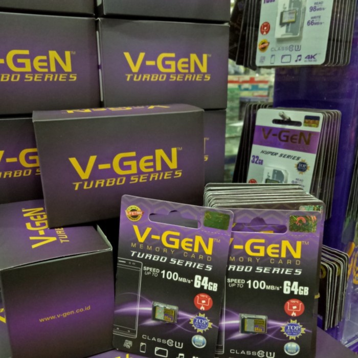 Micro SD V-Gen 64GB Turbo Series