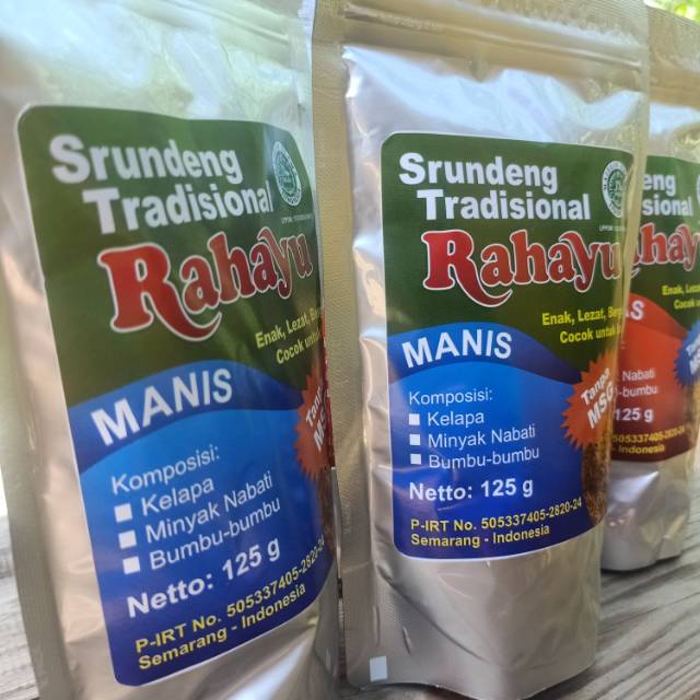 

SRUNDENG KELAPA TRADISIONAL