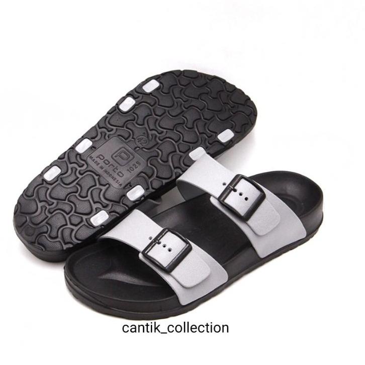 ✶ Sandal Slop Casual Anak Laki-Laki Porto 1029K&B Size 24-35 - Sandal Slop Anak Tanggung Porto ✹