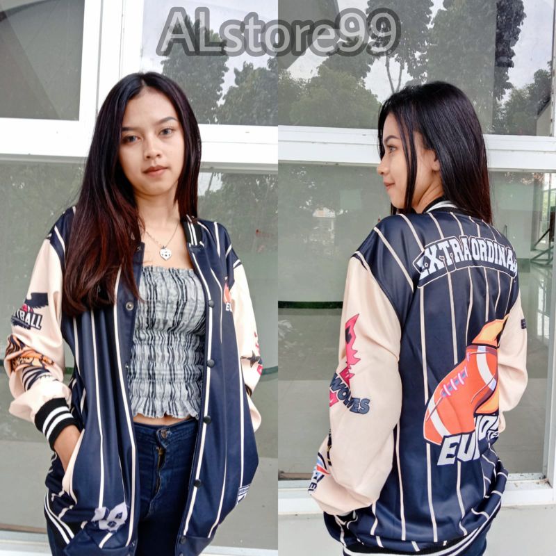 jaket pria Parsity/ Varsity keren/ varsity bisbol/ jaket bisbol/ Jaket Varsity Pria wanita-XTRA ORDIANEY