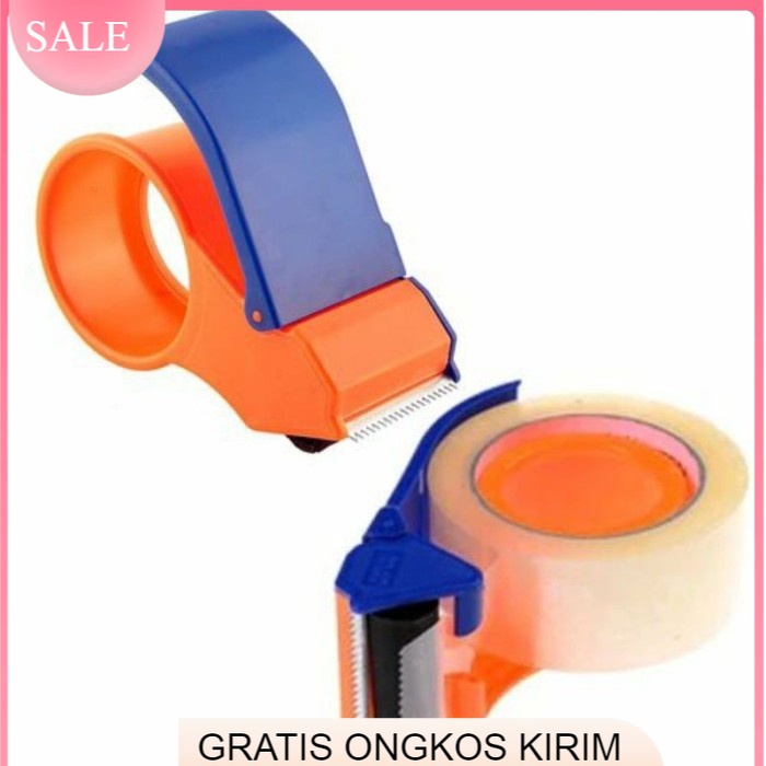 Dispenser Lakban Tape Dispenser Tape Cutter Alat Potong Lakban Besar