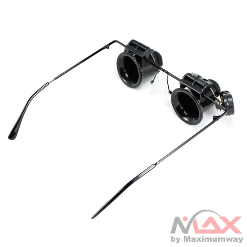 Gorelax Kacamata Pembesar 20X plus senter untuk Reparasi barang kecil seperti Jam HP elektronik Magnifier kaca pembesar sevice HP Jam