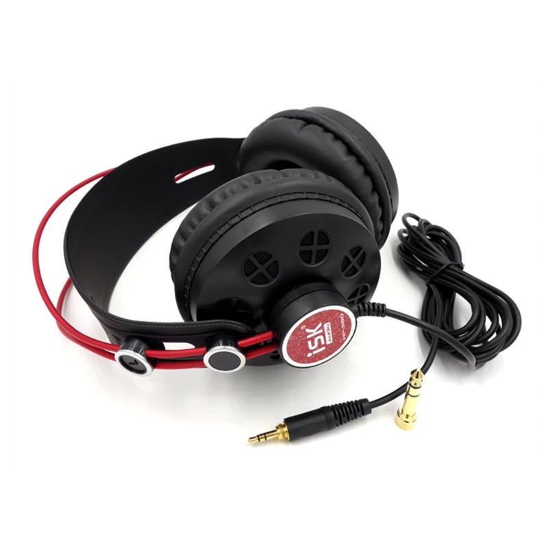 ISK Monitoring Headphone Studio Pro DJ Semi-open - HP-580 - Black