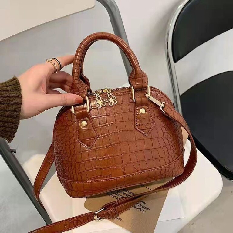 TAS SELEMPANG SLINGBAG WANITA CANTIK IMPORT MURAH KULIT TEBAL ALMA BUAYA LYLAC KEKINIAN MINI  JLE664