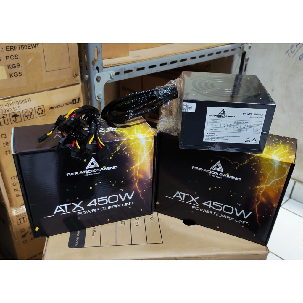 Paradox Power Supply 450Watt ATX - PSU 450W