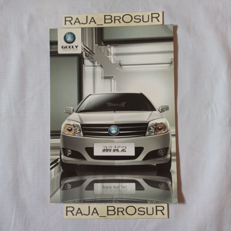 Poster brosur flyer Geely MK 2 MK2