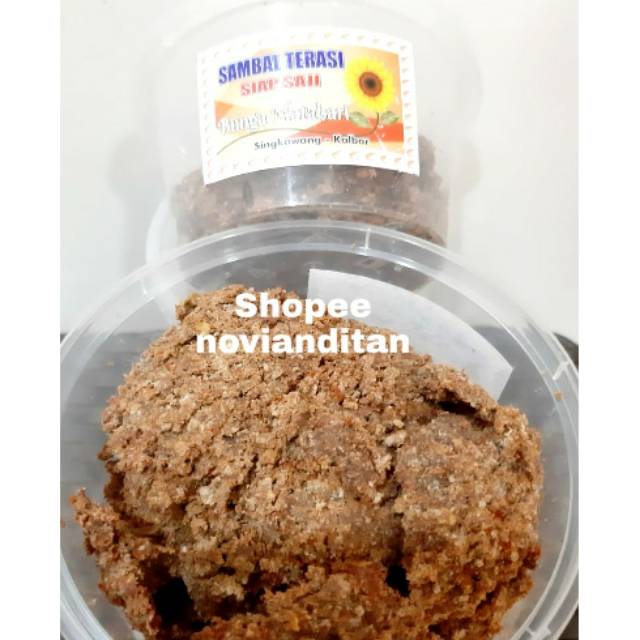 

SAMBAL TERASI SIAP SAJI CAP MATAHARI - TANPA PEWARNA DAN TANPA BAHAN PENGAWET