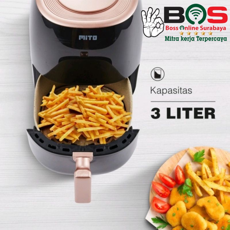 Mito Digital Air Fryer Go AF-2 Kapastias 3 Liter Mito Digifry Go AF 2