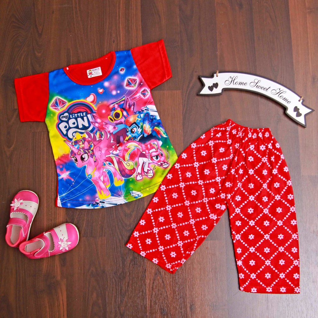 BIG SALE!!!   BAJU SETELAN KIDS / ANAK PEREMPUAN USIA 2-6 TAHUN / BAHAN PE