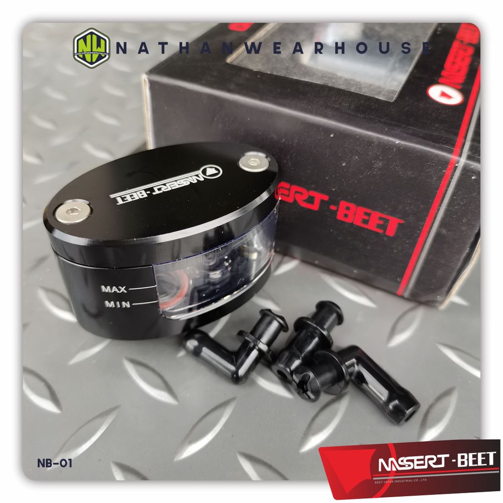 Tabung Minyak Rem Fluid Cap Oil Cup Full CNC Nassert Beet Replika Rizoma R15 R25 Ninja 150 250 CBR ZX25R NB01