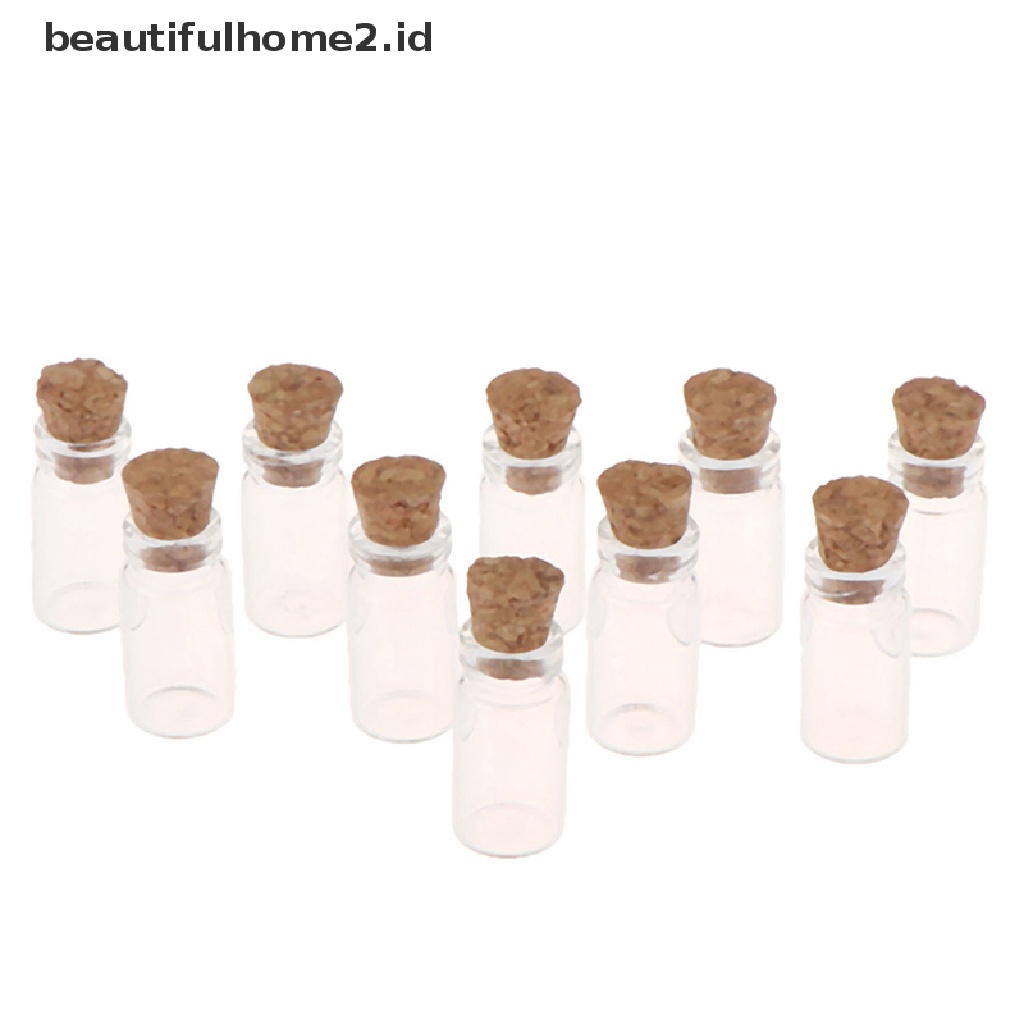 (Beautifulhome2) Buku Literatur Bahasa MandarinId 10pcs / Set Miniatur Toples Kaca Skala 1: 12 Untuk Rumah Boneka