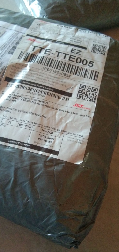 Batik Couple Keluarga Maura Couple Sania Ruffle Ori Ndoro Jowi Dnt Termurah Motif Mega Mendung Merah