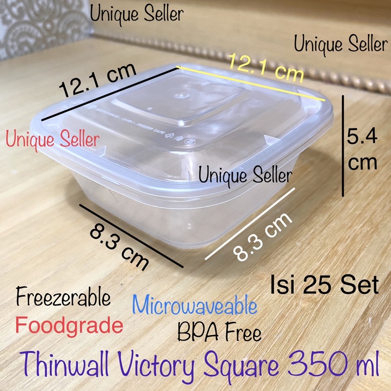 Thinwall Square Victory 350 ml isi 25 set / Thinwal Square Victory 350ml / Thinwal Square 350 ml / Thinwall Square 350ml / Kotak Makan 350 ml / Thinwall Kotak 350 ml / Thinwal Kotak 350ml / Thinwall Square Kotak 350 ml 350ml