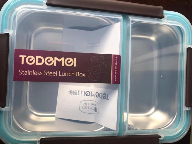 Tedemei Stainless Steel Lunch Box Sekat 2 / Kotak Makan Anak Anti Tumpah