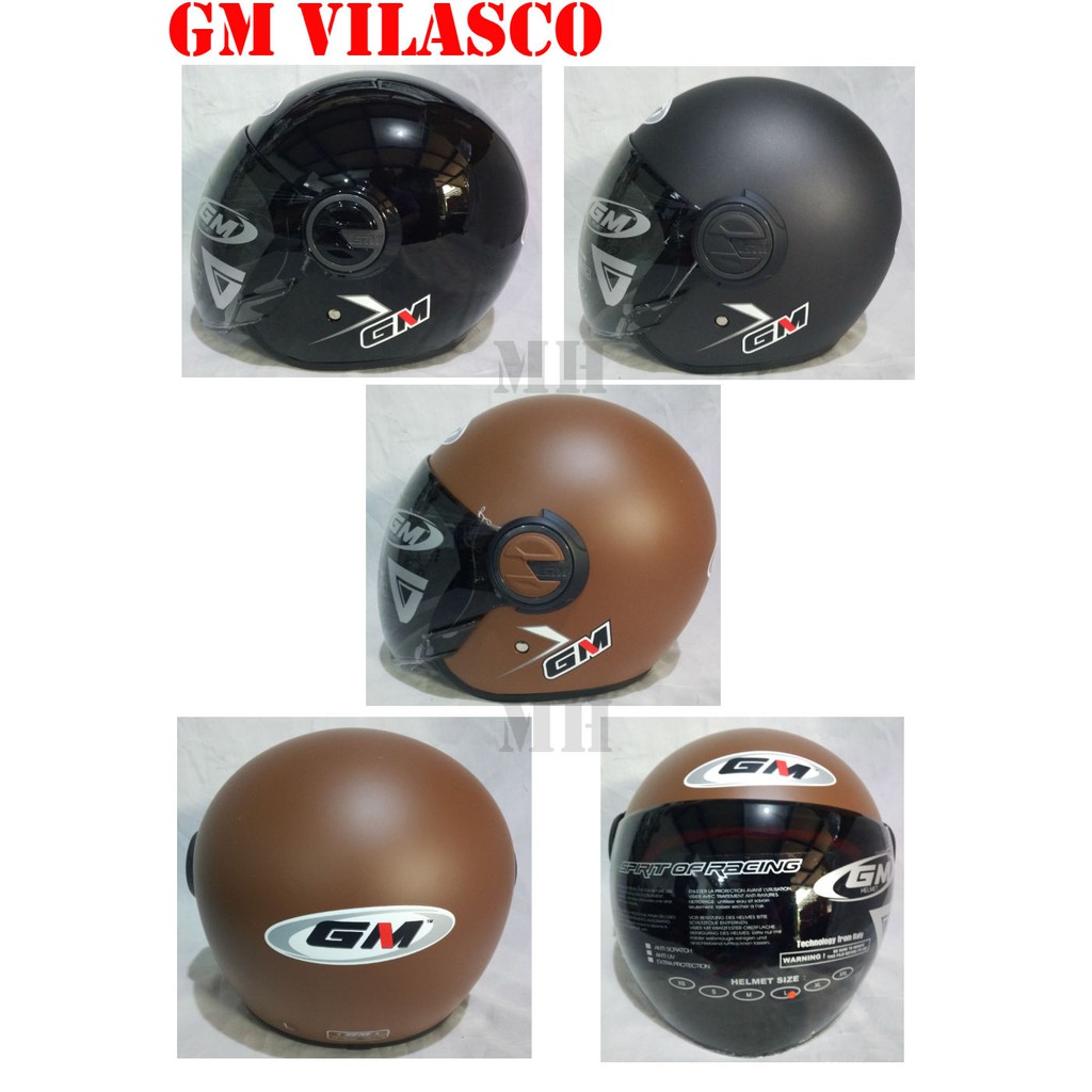 Helm GM Vilasco Half Face Solid