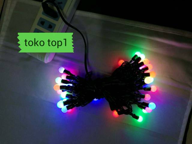 lampu tumblr bola Krystal bintang hati /lampu natal led /tumblr light/ tumblr led warna warni