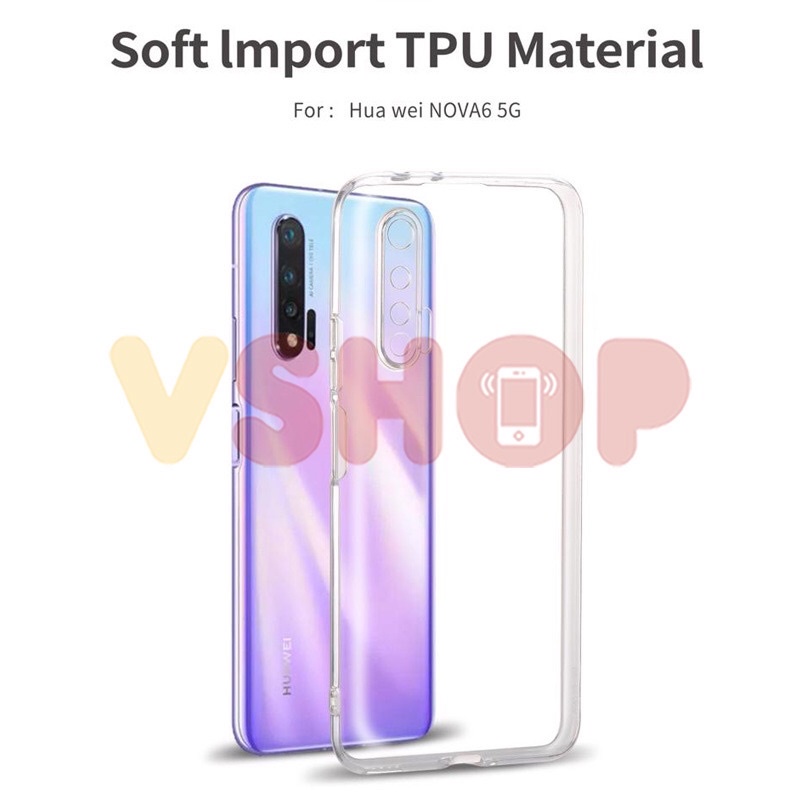 SOFTCASE TRANSPARAN HUAWEI NOVA 6 PREMIUM CLEAR SOFT CASE