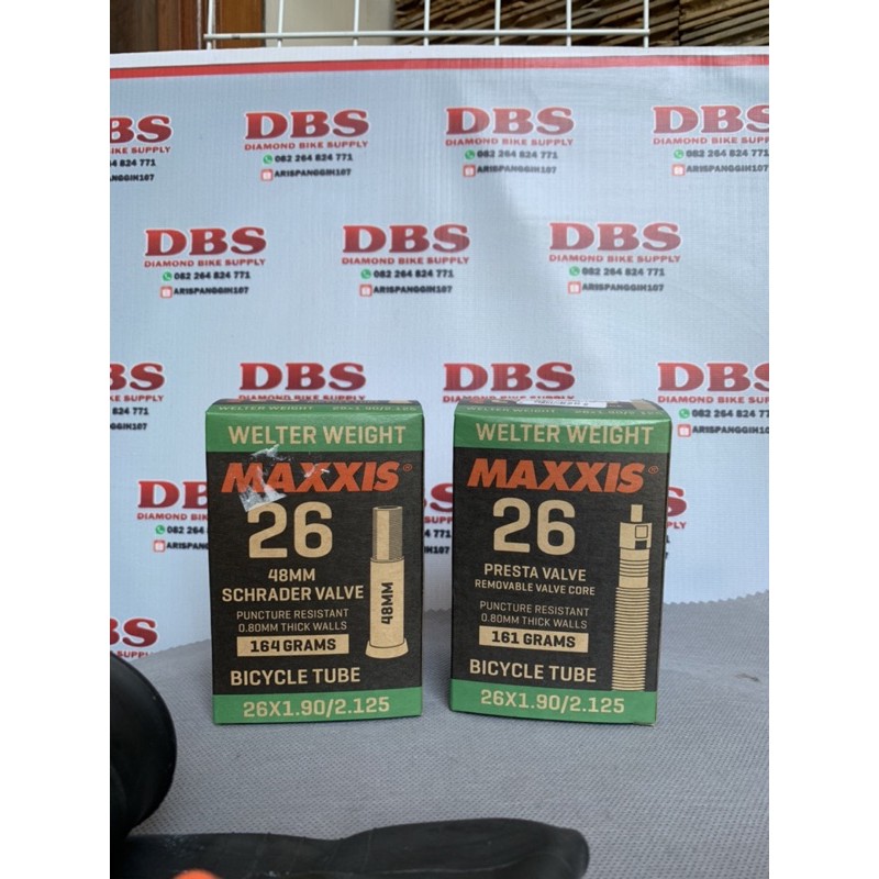 BAN DALAM MTB 26 x 1.90 - 2.125 FV PRESTA BAN DALAM MAXXIS