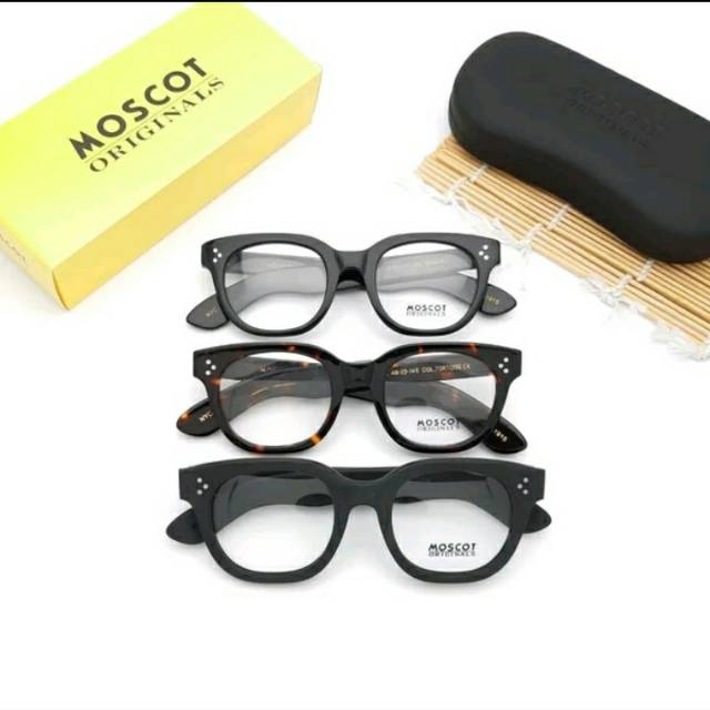 Kacamata moscot vilda paket lensa fotocromik blueray anti radiasi