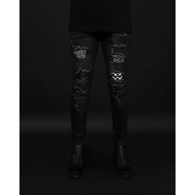 RUCAS SEASON 9 GRAND COMBINATION BLACK JEANS