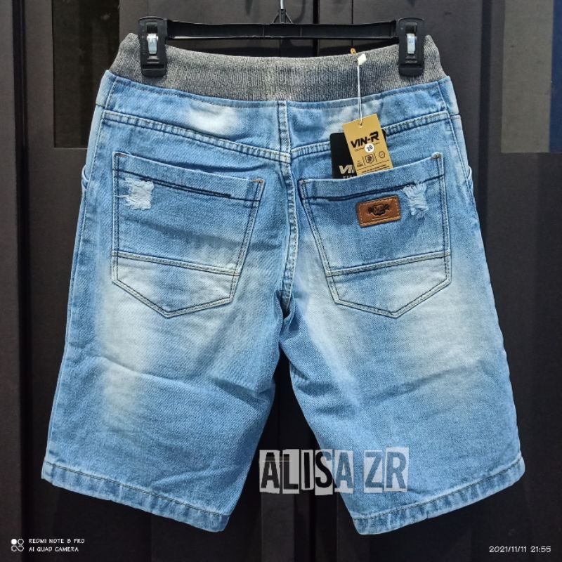 COD Jeans pendek Kolor celana robek Rip Pria masakini paling laris size 28-38