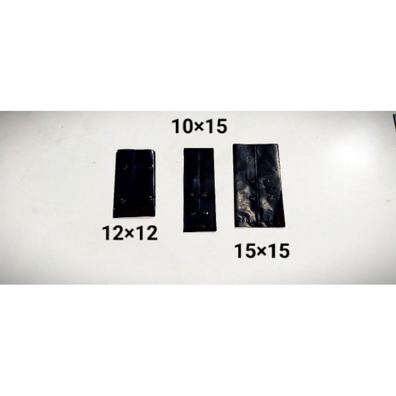 POLIBAG / POLIBAG TANAMAN /POLIBEK/ KANTONG TANAMAN / POLYBAK PLASTIK15×15