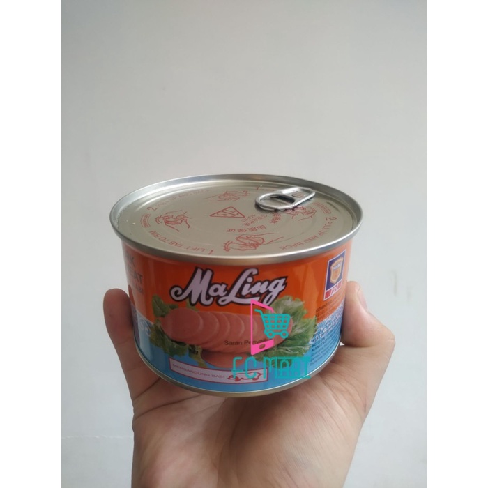 

sa2011aa Ma Ling Canned Pork Tts Bpom / Daging Babi Maling Luncheon Meat 397Gr Xa20X1
