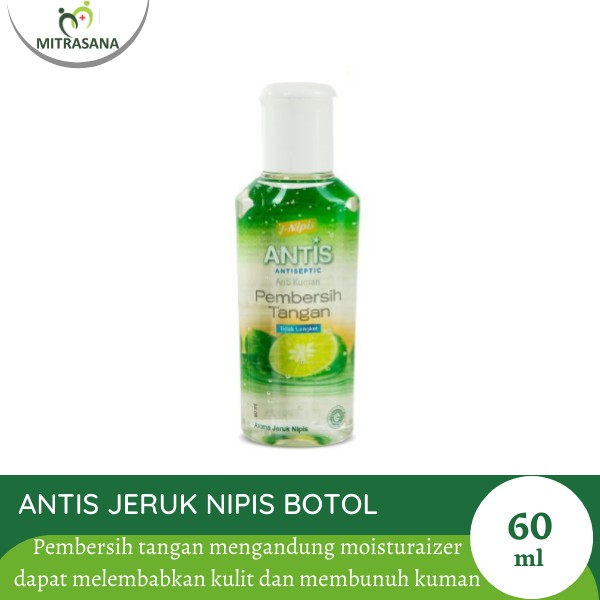 Antis Hand Sanitizer Aroma Jeruk Nipis 60 ml