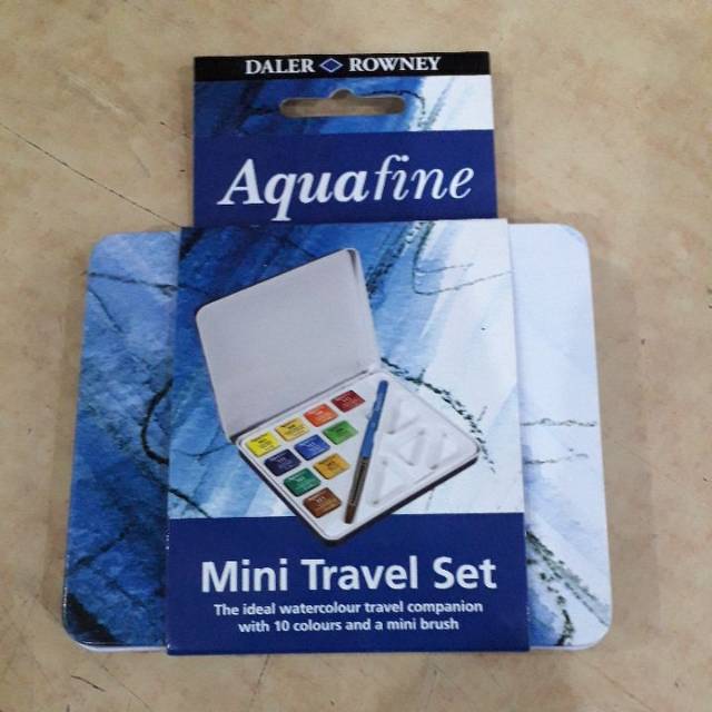 

Water color mini travel set 10 aquafine daler rowney