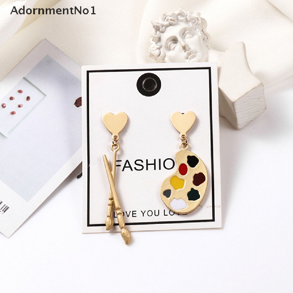 (AdornmentNo1) 4pcs / Lot Kuas Lukis Warna Emas Untuk Membuat Perhiasan DIY