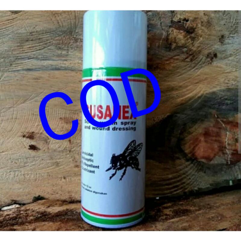 gusanex spray obat semprot anti lalat untuk luka hewan 100% asli original cocok untuk sapi luka anji