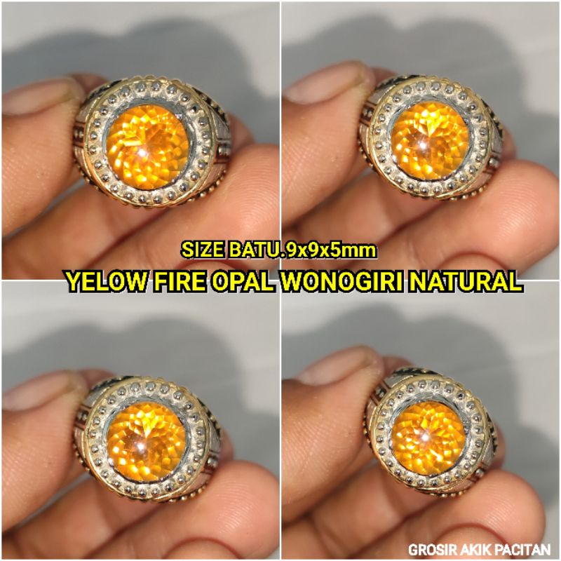 FIRE OPAL WONOGIRI NATURAL CUTINGG KRISTAL