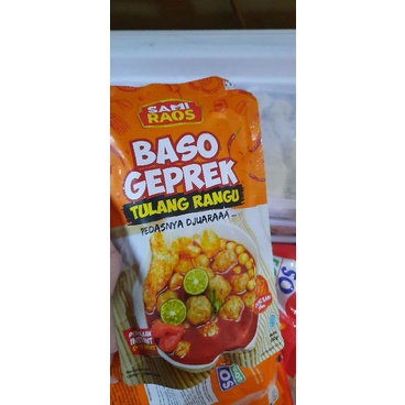 

baso geprek tulang rangu
