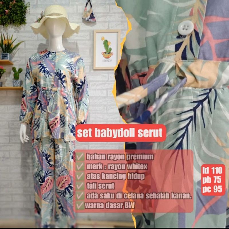 PIYAMA BABYDOLL | BAJU TIDUR DEWASA JUMBO BUSUI