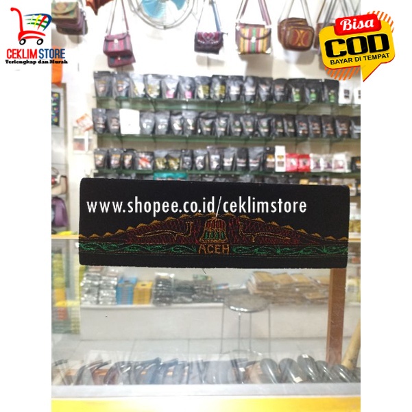 Peci Aceh Motif Rencong Dan Kopiah Meukutop Asli Khas Aceh