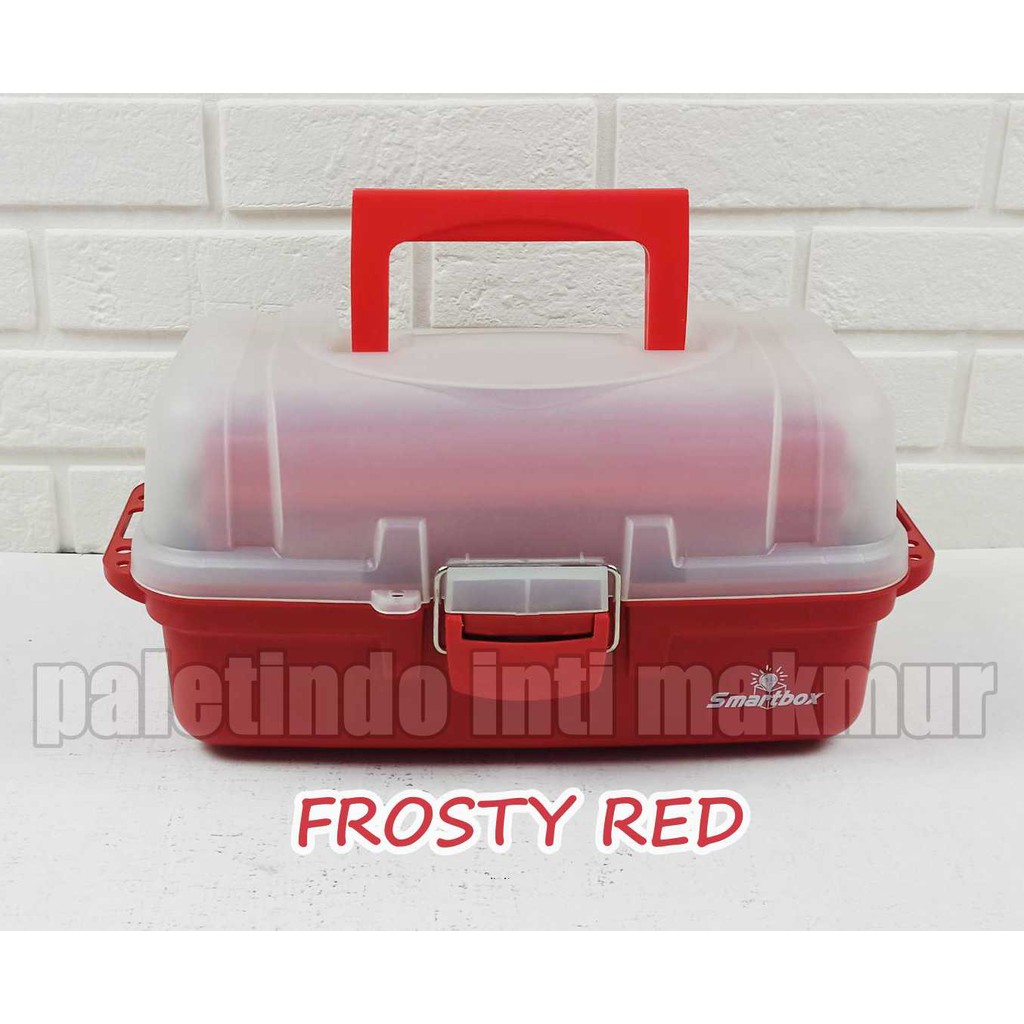 Kotak Pancing 2 Layer MT 200 - Free SS 150-FROSTY RED