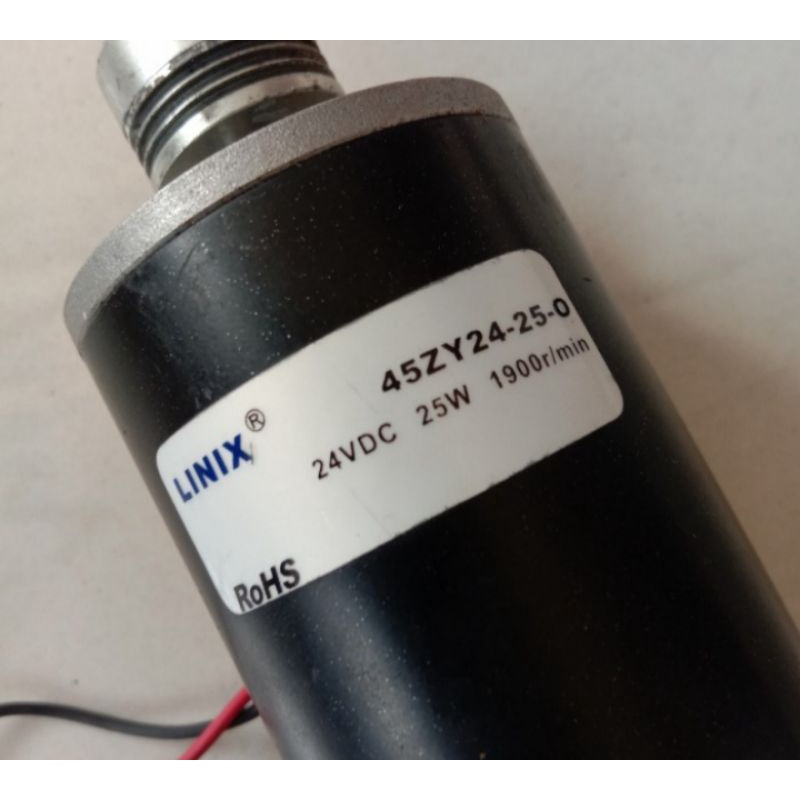 Dc Motor Linix 24V 25W 1900Rpm Model 45ZY24-25-0