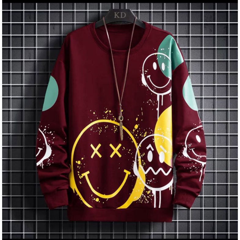 COD/DS/BAJU SWEATER SMILE (M-L)