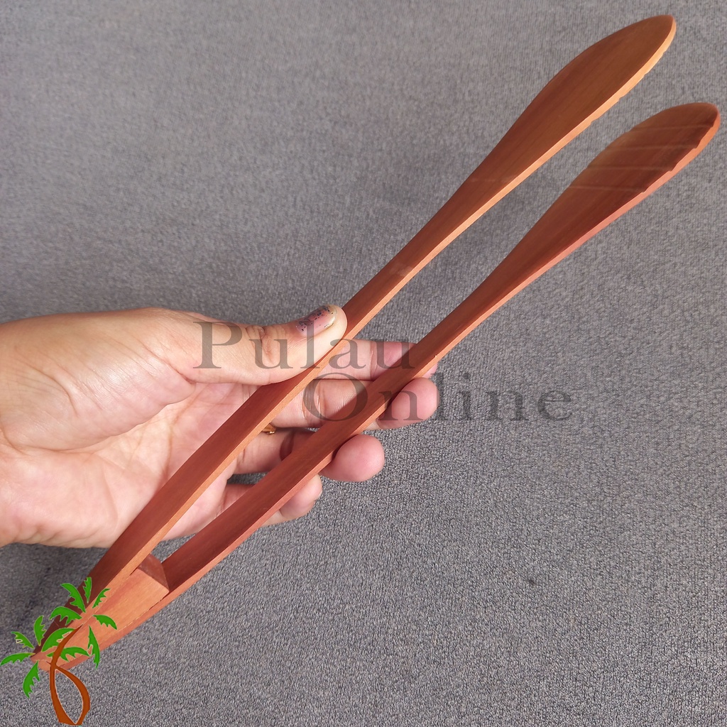 Capitan Makanan / Penjepit Kayu Sawo / Capit Makanan / Wooden Tongs