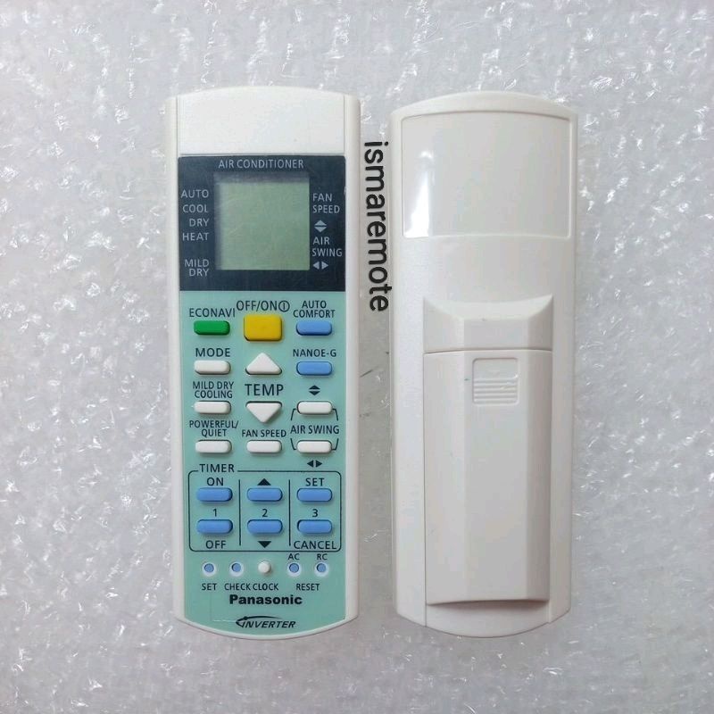 REMOTE REMOT AC PANA SONIC INVERTER NANOE-G A75C3560/A75C3706/A75C3865