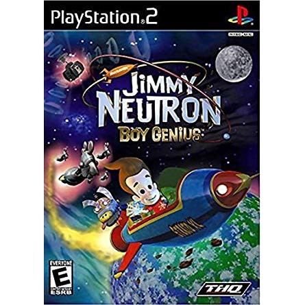 DVD Kaset Game PS2 Jimmy Neutron Boy Genius