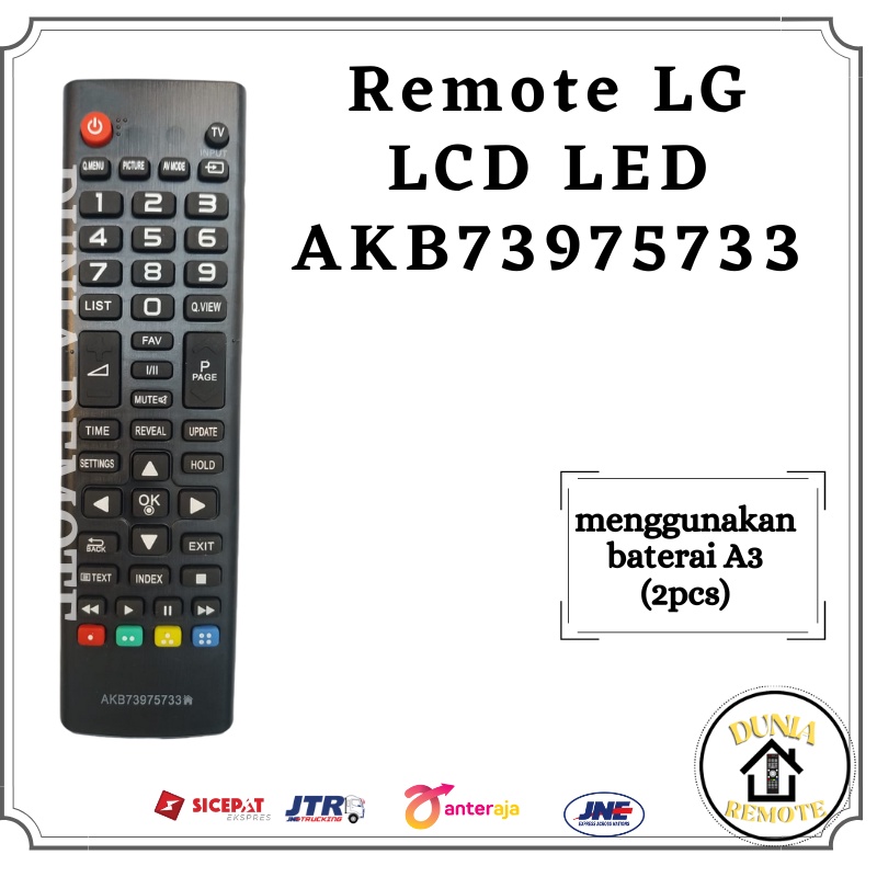 Remot Remote TV LG 5733 LCD LED Plasma TYPE AKB73975733 tanpa setting