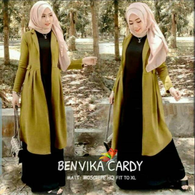Cardigan Benvika Muslimah
