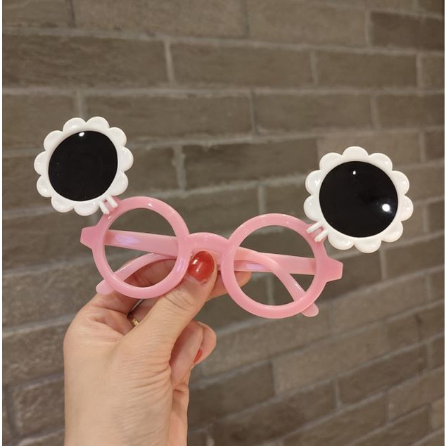 STT Kacamata Anak Fashion Kacamata Anak Motif Bunga Matahari Kacamata Hitam High Quality Kids Sunglasses Kaca Mata Murah Import-6