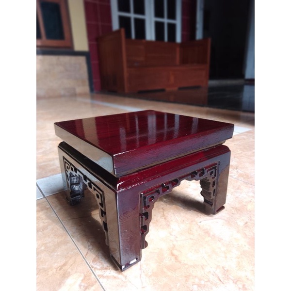 Meja Bonsai/tatakan pot/tatakan patung dewa