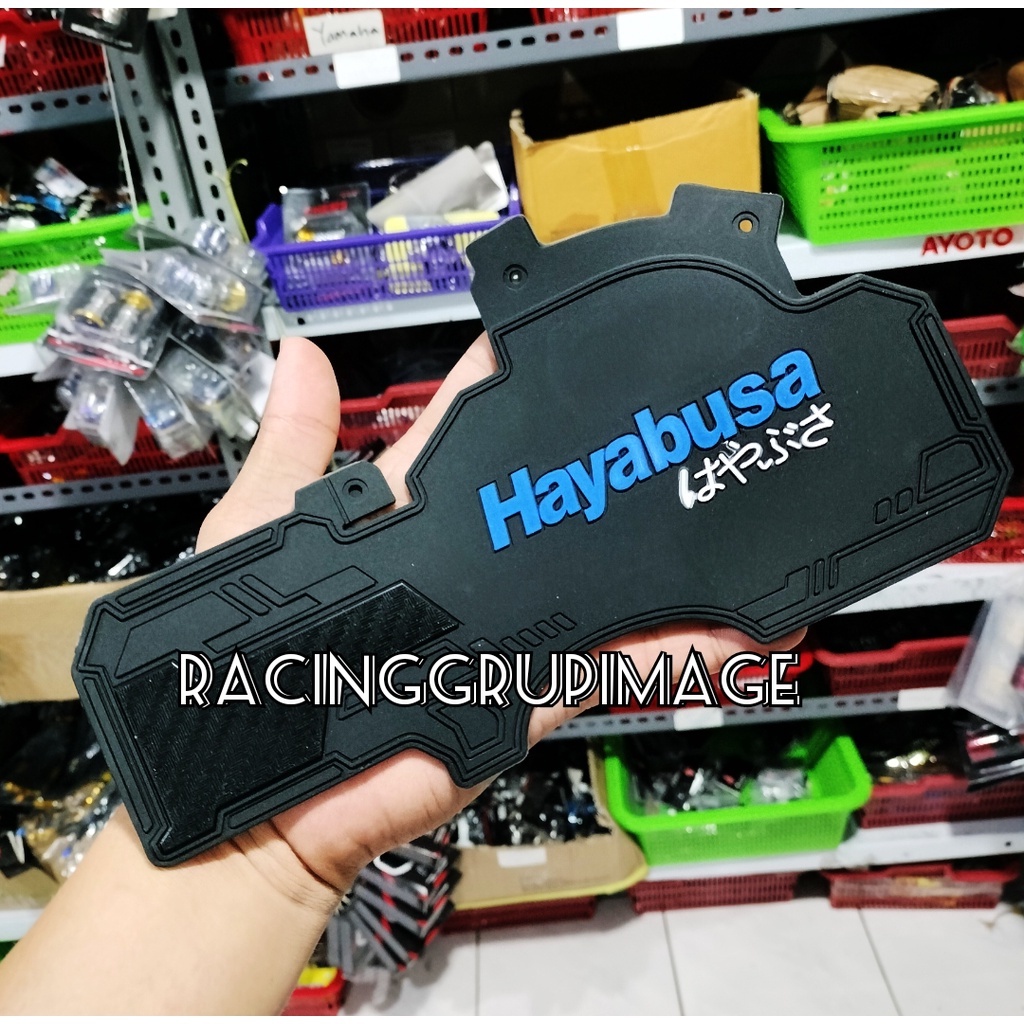 HAYABUSA Mudflap Honda Vario 110 Techno Karbu Aksesoris Variasi Penahan Lumpur HITAM