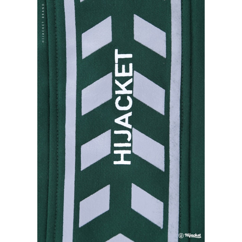 HIJACKET® YUKATA GREEN JAKET PARKA MUSLIMAH BAHAN TEBAL LEMBUT JAKET HIJABERS HIJAKET PARKA-7