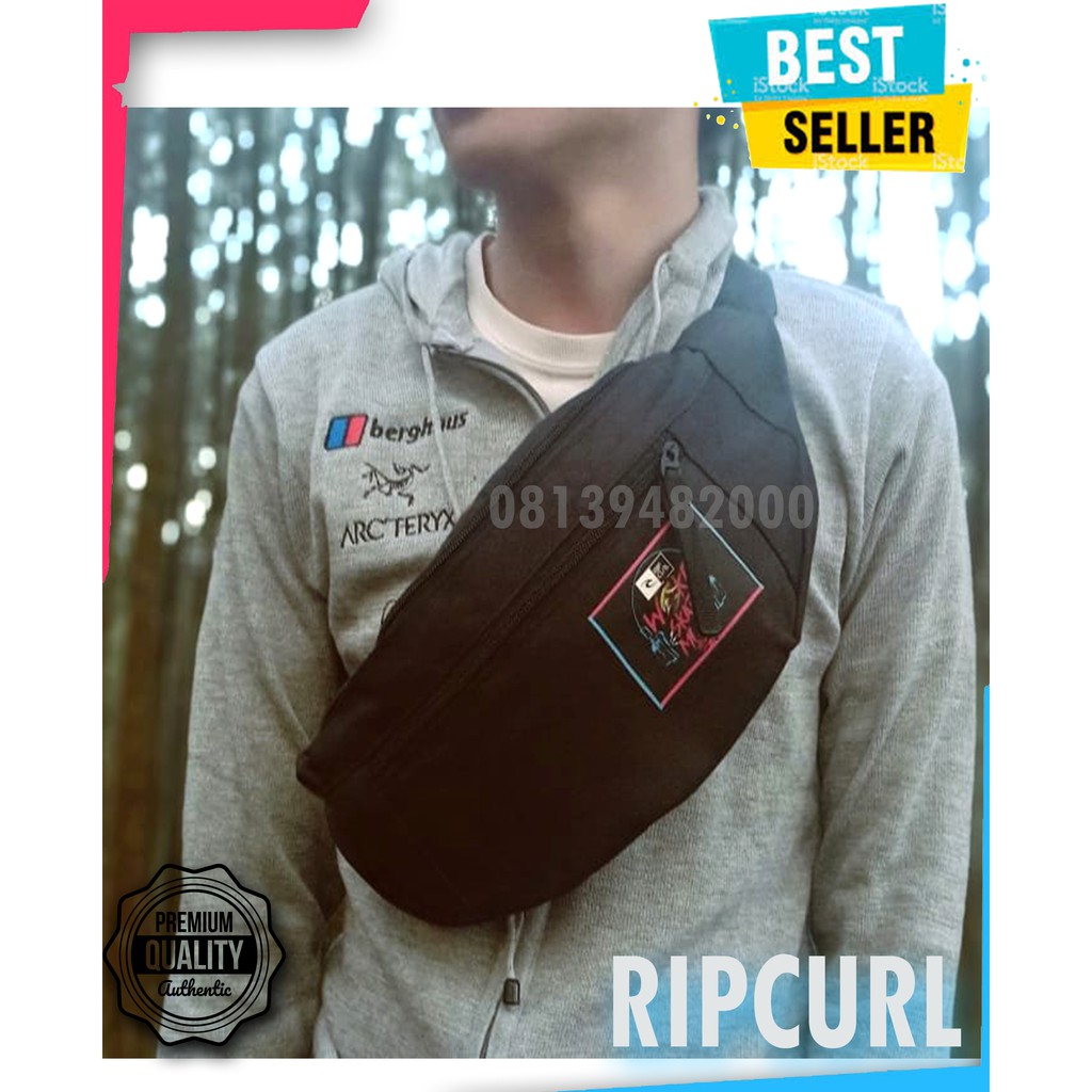 PROMO Waistbag - WAIST BAG RIPCURL / TAS SELEMPANG TAS PUNGGUNG W1AX802 - WAISTBAGY18