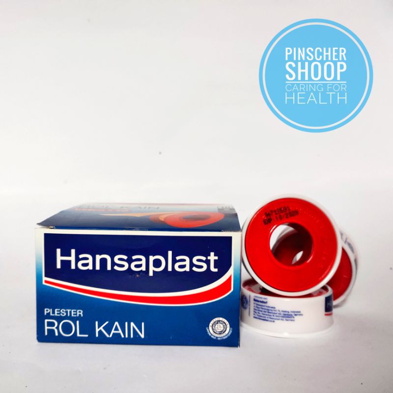 Hansaplast Plester Roll Kain Sejenis Leukoplas All Ukuran / Satuan