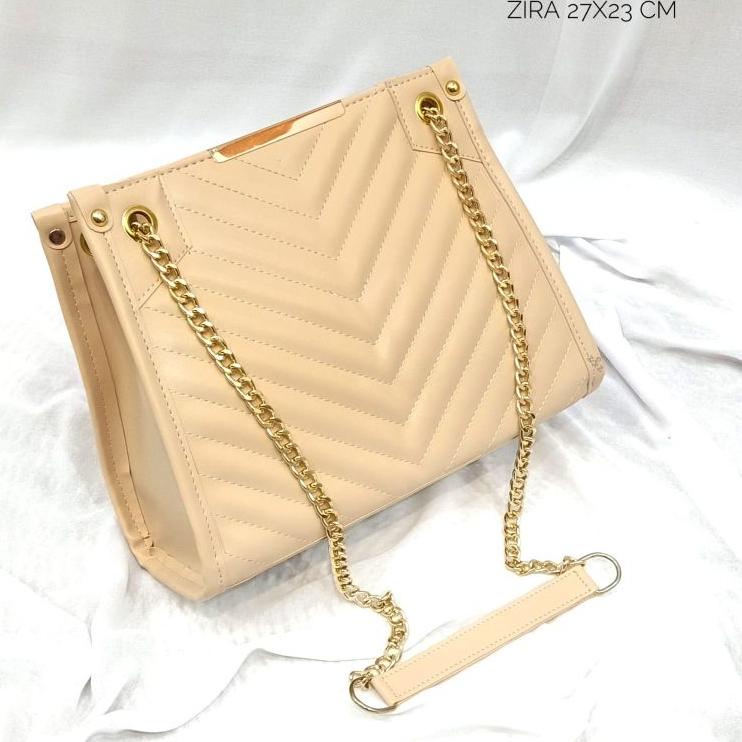 Sangat Nyaman.. SLINGBAG ZIRA GOLD EMBOSS/ TAS PESTA BESAR PLAT BORDIR/ALIN SILKY /ZIRA BAG/SLINGBAG